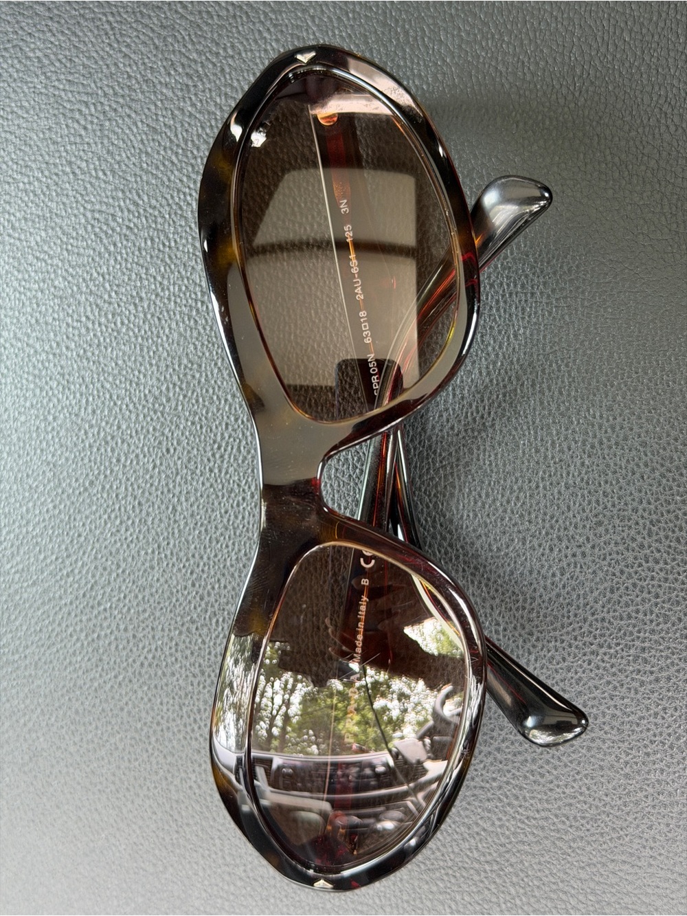 Prada Tortoiseshell Sunglasses with Brown Gradient Lenses - Picture 4 of 8